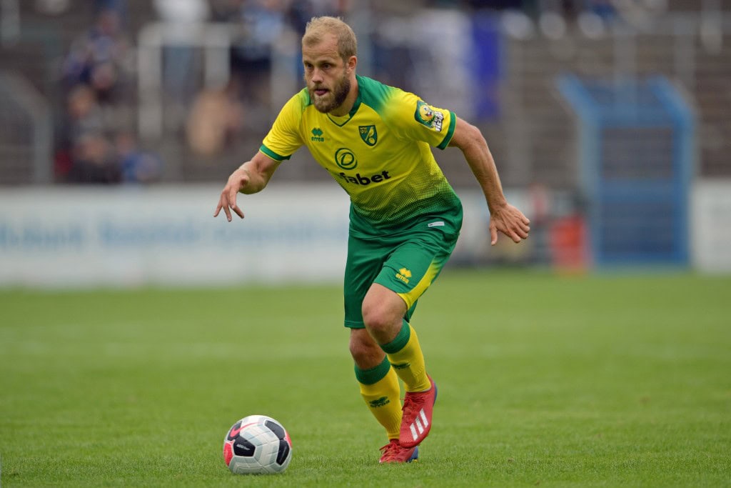 Could Pukki be the thorn in Liverpool's side on Friday? (Photo by Thomas F. Starke/Bongarts/Getty Images)