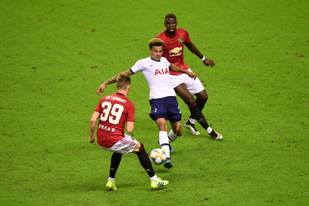There is very little quality beyond Pogba and McTominay. (Photo by Di Yin/Getty Images)