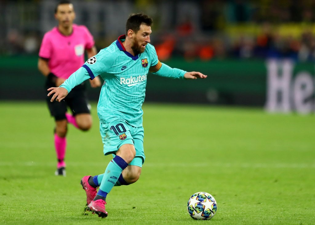 Messi made his first appearance of the season (Photo by Martin Rose/Bongarts/Getty Images)