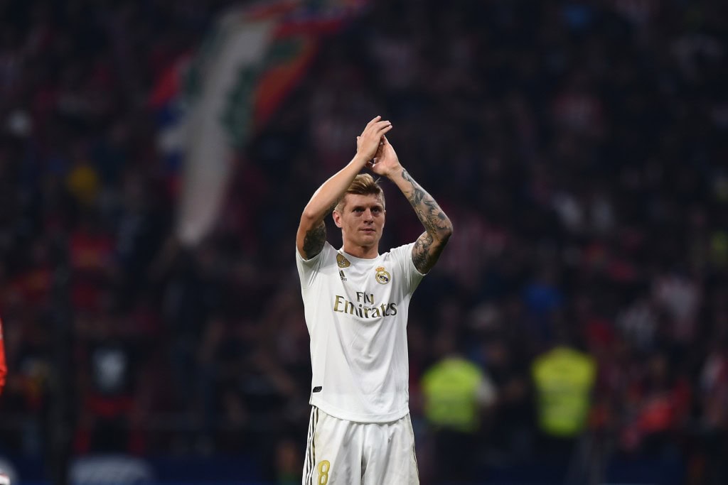 Real Madrid's best player on the night (Photo by Denis Doyle/Getty Images)