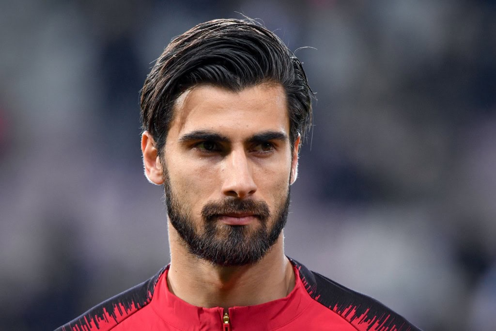 Andre Gomes is back in the Portugal squad (Photo by FABRICE COFFRINI/AFP/Getty Images)