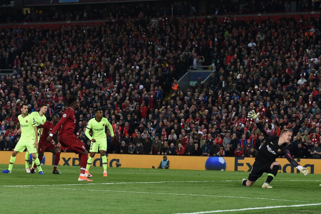 The moment that changed it all. (Photo by Paul Ellis/AFP via Getty Images)