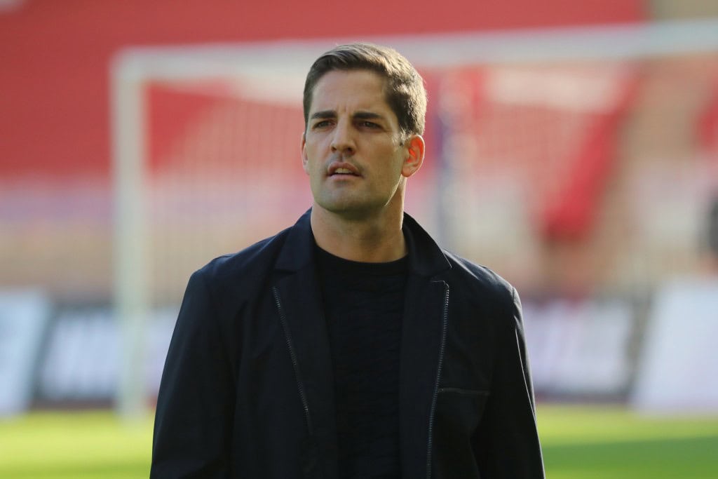 Monaco's Spanish coach Robert Moreno is seen ahead of the French Cup football match between Monaco and Reims at the "Louis II" stadium in Monaco on January 04, 2020. (Photo by VALERY HACHE / AFP) (Photo by VALERY HACHE/AFP via Getty Images)
