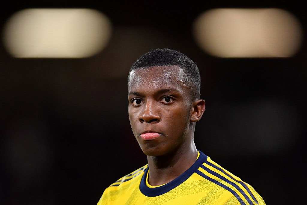 Eddie Nketiah is among the absentees for Arsenal. (Photo by Justin Setterfield/Getty Images)