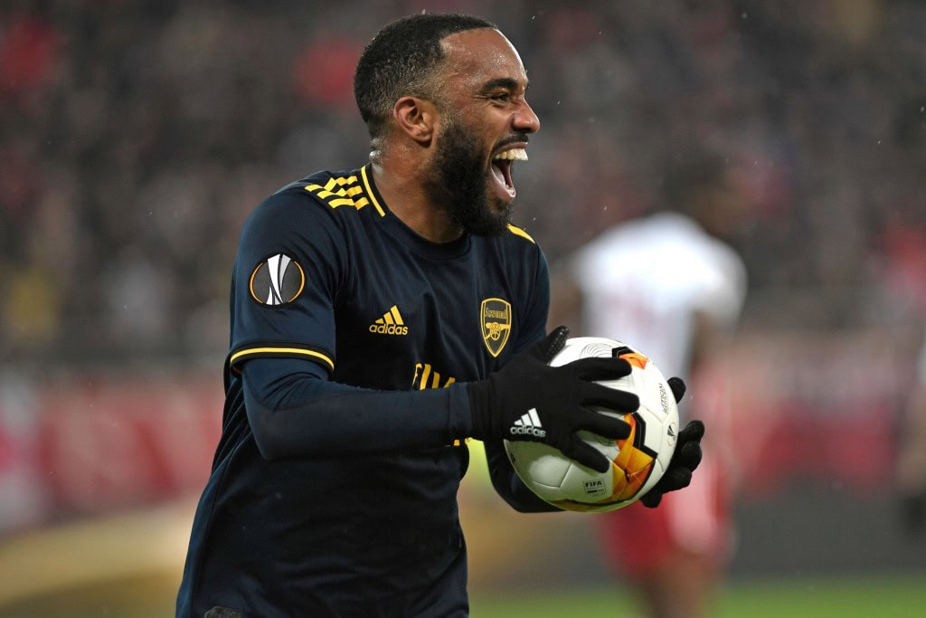 Happy at Arsenal?(Photo by Louisa Gouliamaki/AFP via Getty Images)