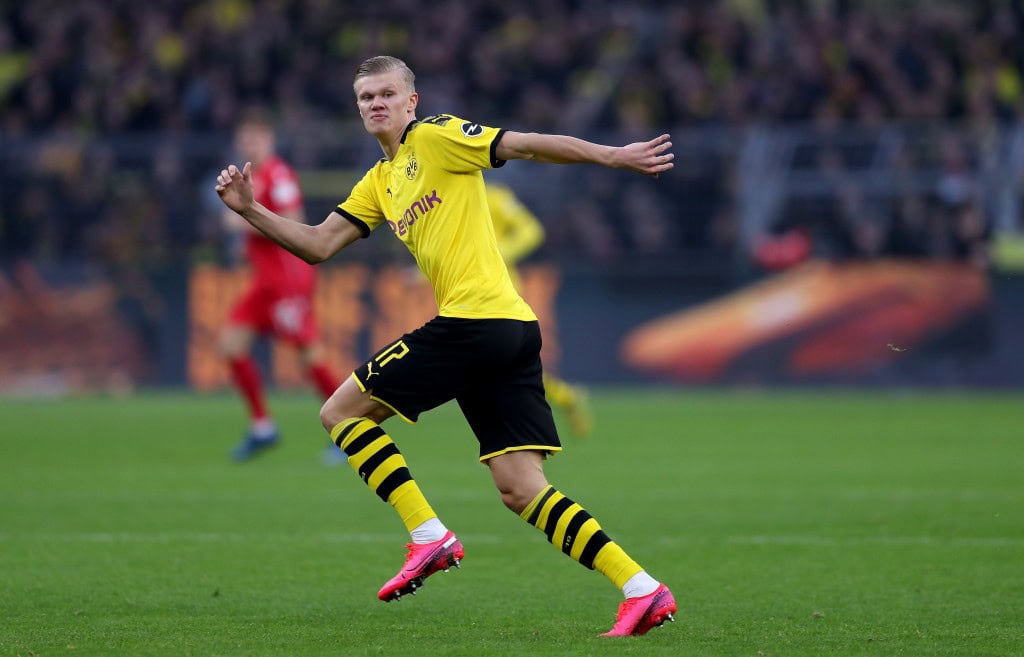Set to be on his way to Manchester City in the future? (Photo by Lars Baron/Bongarts/Getty Images)