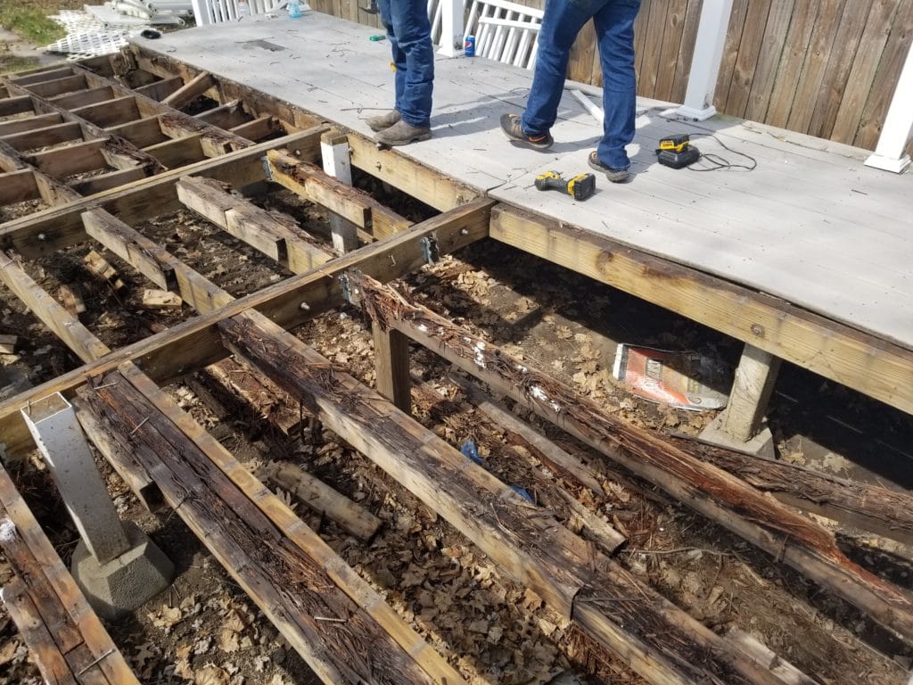 porch and deck demolition removal scranton pa wilkes-barre pa
