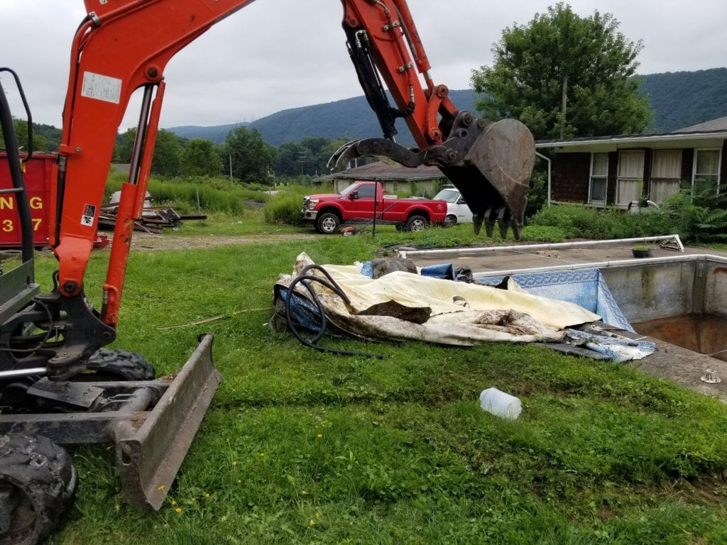 Pool Demolition contractor Scranton, PA Wilkes-Barre, PA