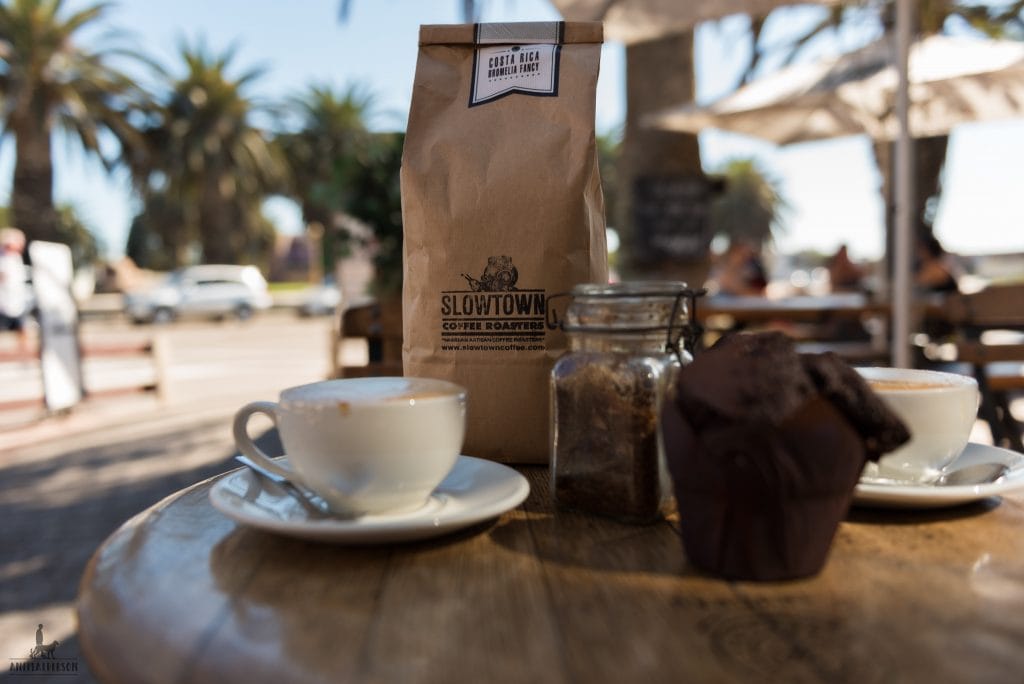 Cappuccino im Cafe SLOWTOWN Swakopmund