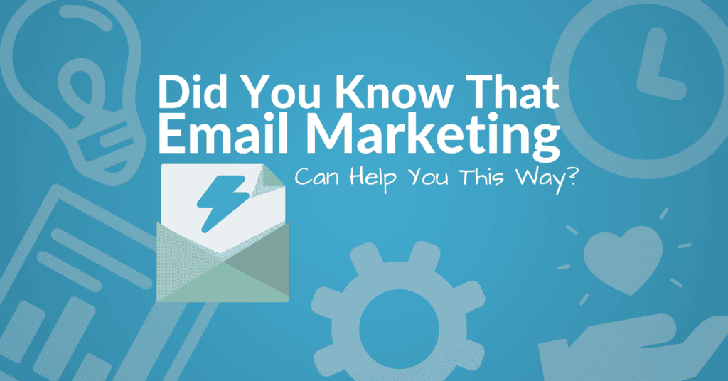 email marketing can help