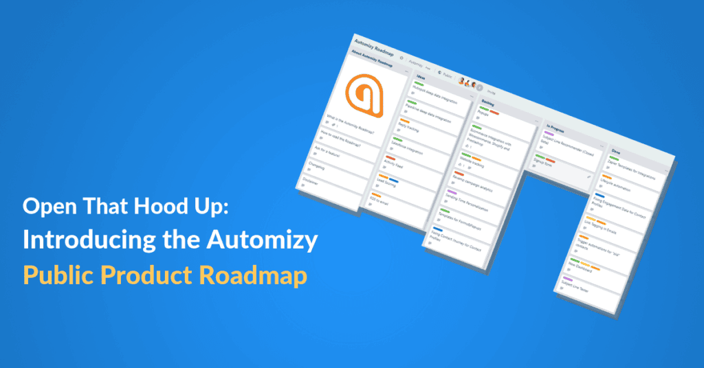 Introducing the Automizy Public Product Roadmap