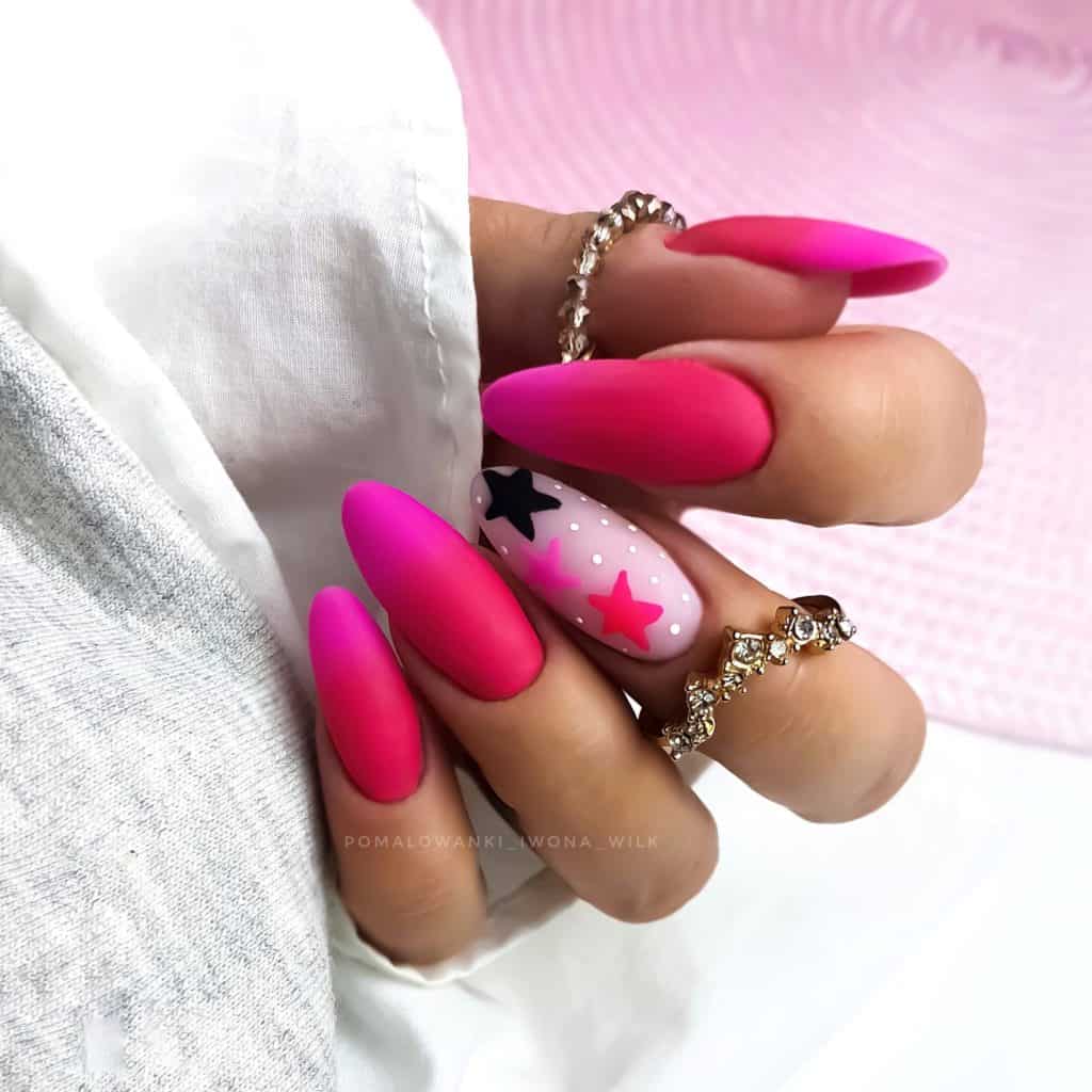 Inspiracje - Neonowy manicure - zainspiruj się i twórz spektakularne stylizacje! 3 neonowy manicure ze wzorkiem
