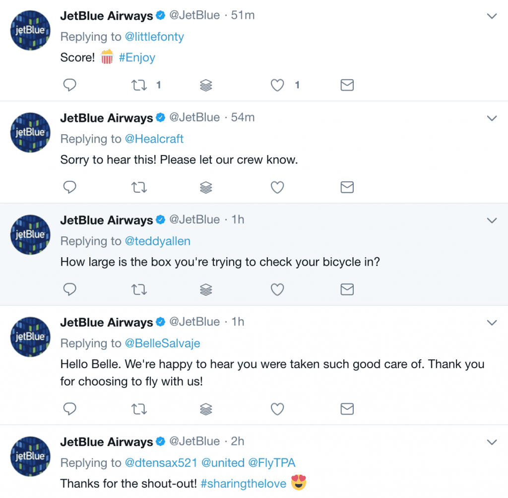 jetblue personable brand