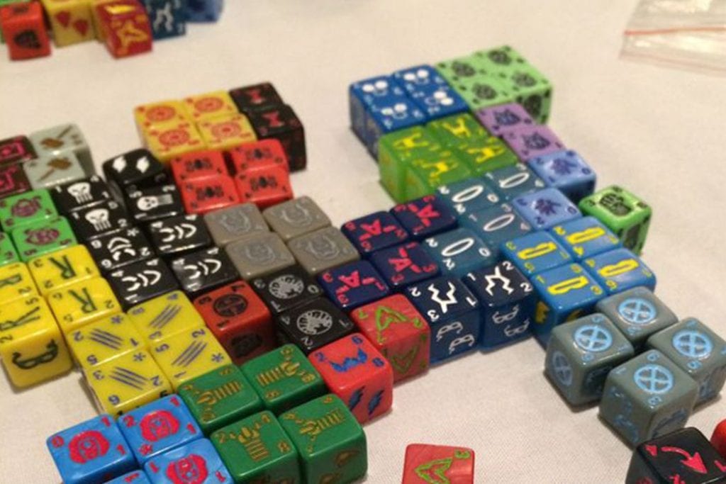 Marvel Dicewars Deck Building Board Game
