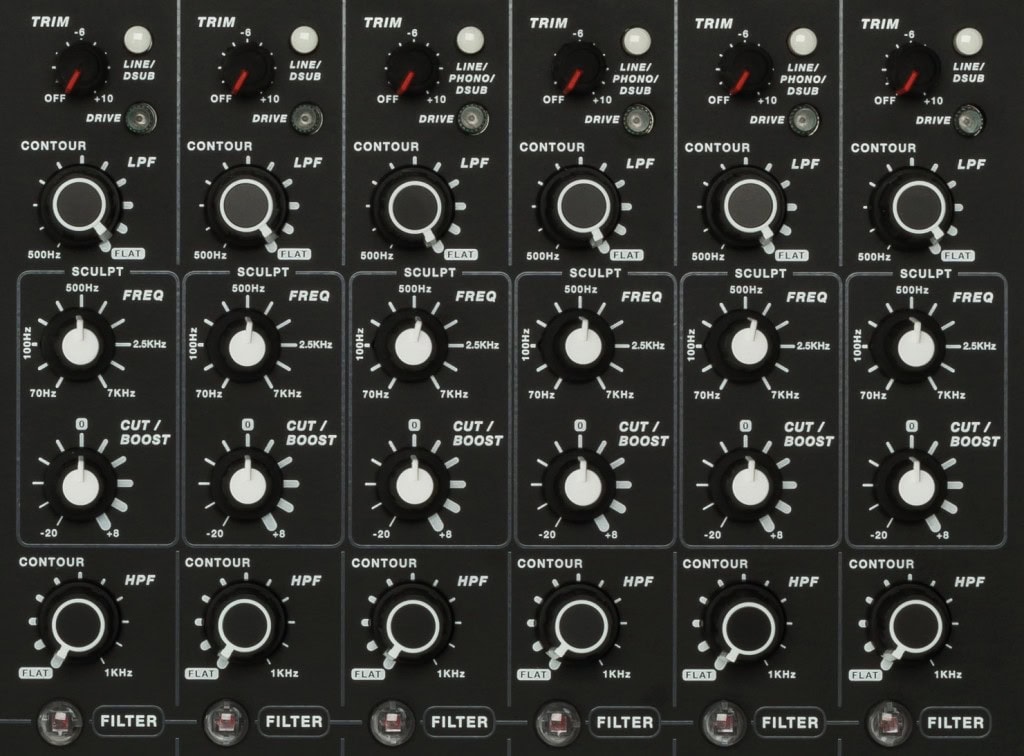 Here's the bit where things get interesting. You have to give up the usual EQ you're used to - but in its place is something potentially more creative.