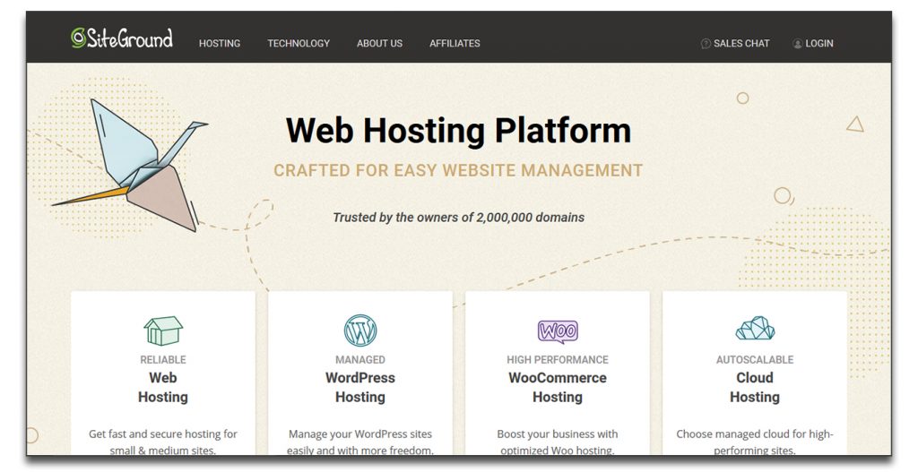 siteground website hosting