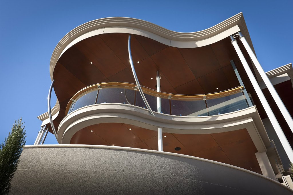 Curved Custom Home, Custom Homes with Curves