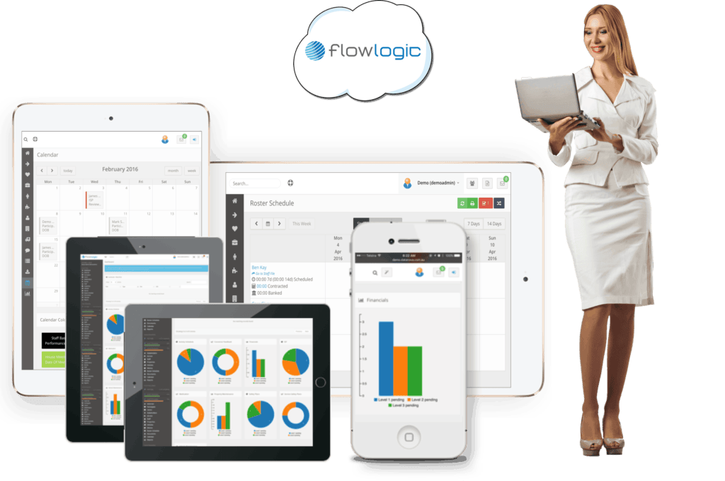 FlowLogic is mobile ready and cloud based