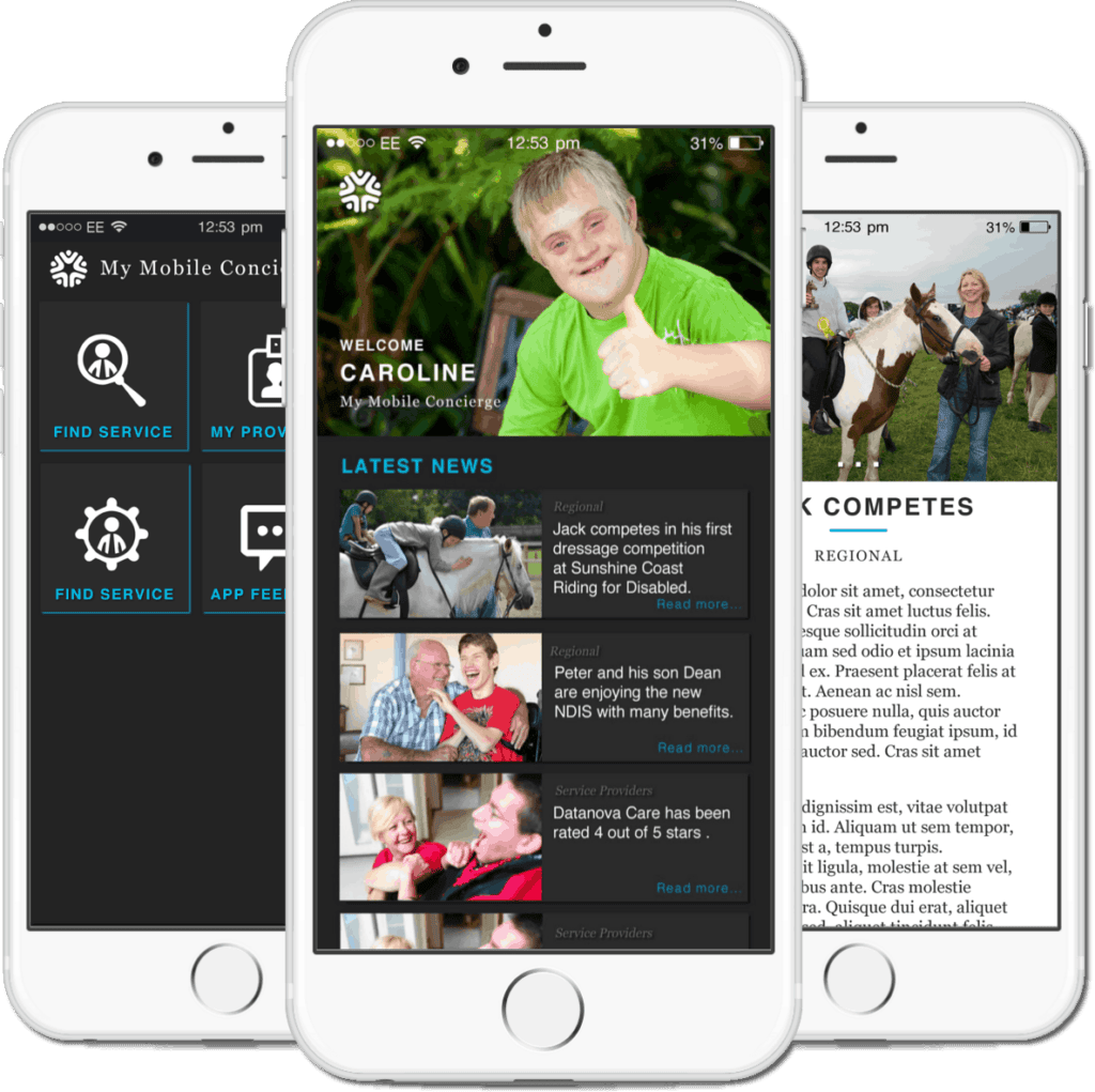 My Mobile Concierge App Screenshots