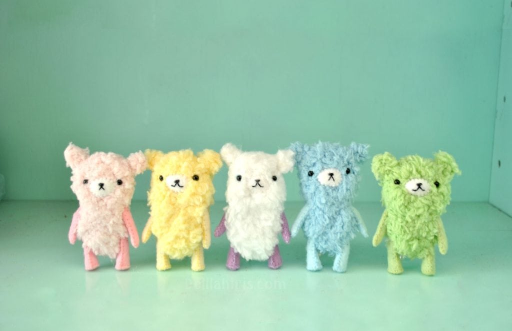 mini teddy bear sewing pattern