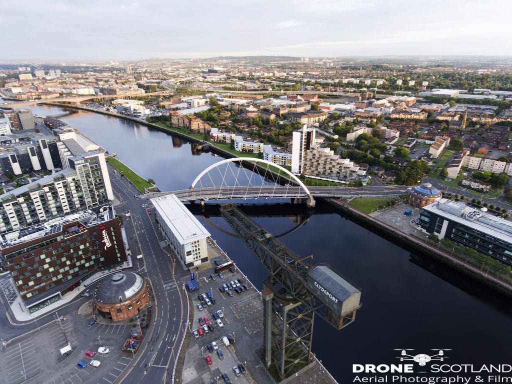 The Clyde Glasgow -Drone Scotland