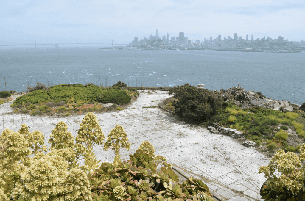 Alcatraz Island courtyard