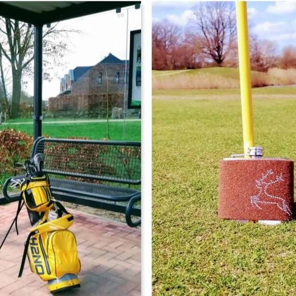 Fleesensee Shuttle Haltestelle Birdieschnaps