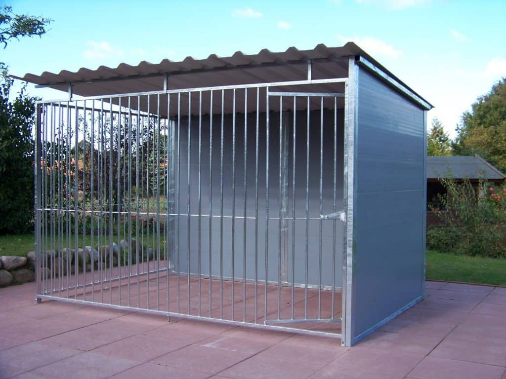 2 Seiten Kunststoff Hundezwinger 2.00 x 3.00 Meter