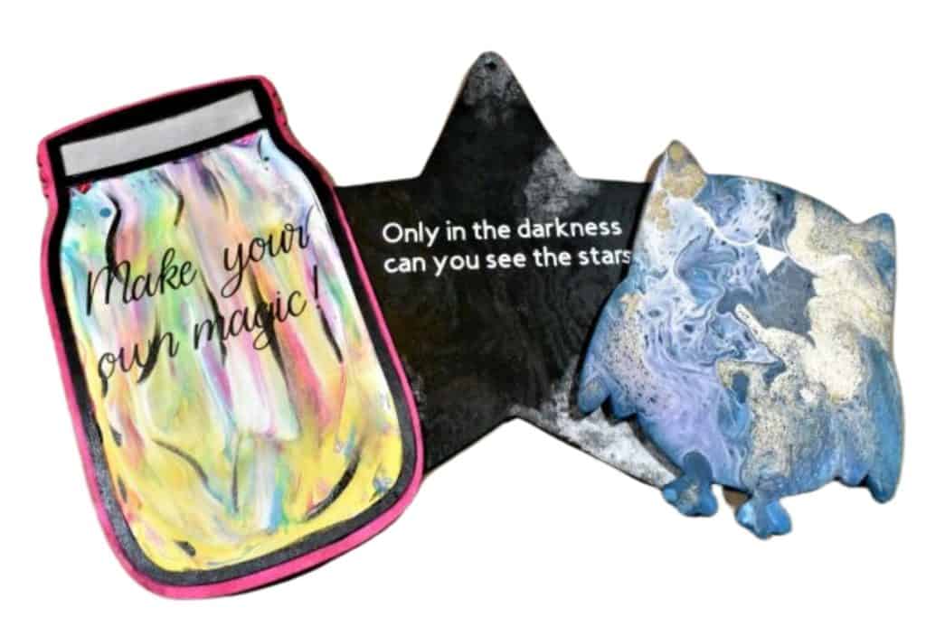 Diy Home Decor Crafts Acrylic Pouring Homebody Hall