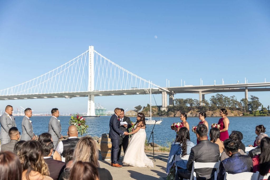 Winery SF wedding Treasure Island