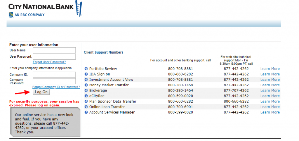 City National Bank CNB Services