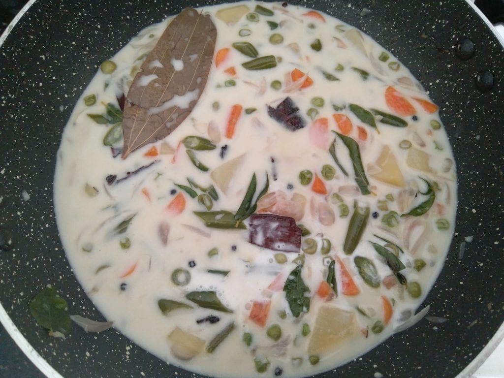 Kerala Vegetable Stew Recipe with Coconut Milk