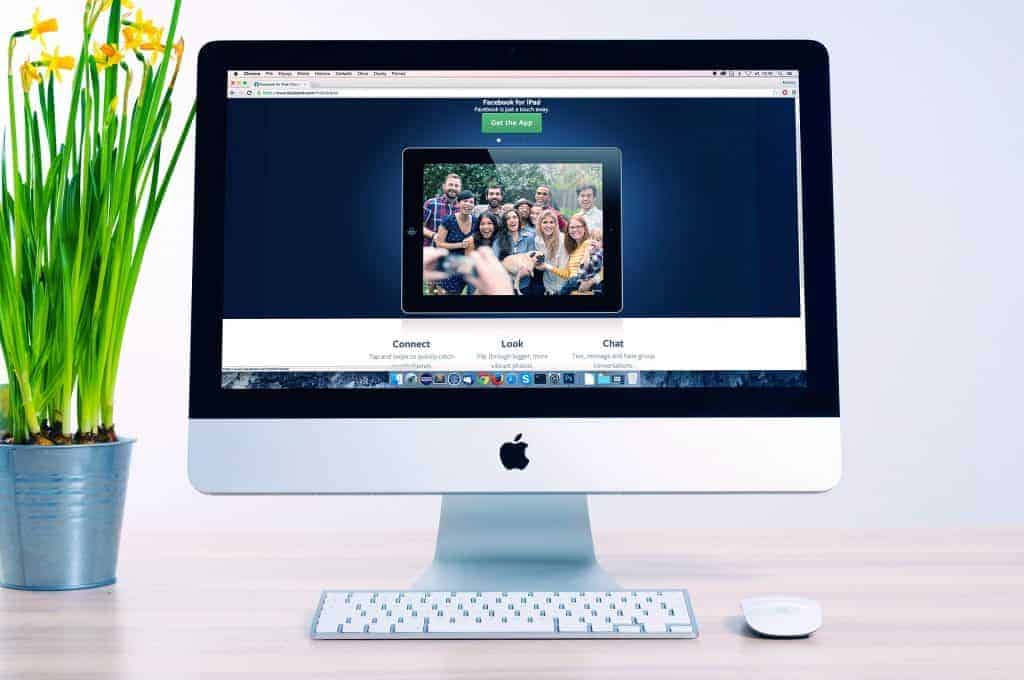 Website with a photo on it Website with a photo on it