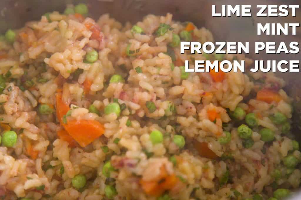 Instant Pot Risotto Recipes, vegetarian risotto recipe, arborio rice recipe, risotto instant pot, homemade risotto, instapot recipes, easy instant pot recipes, vegetarian pressure cooker recipes, pea and mint risotto