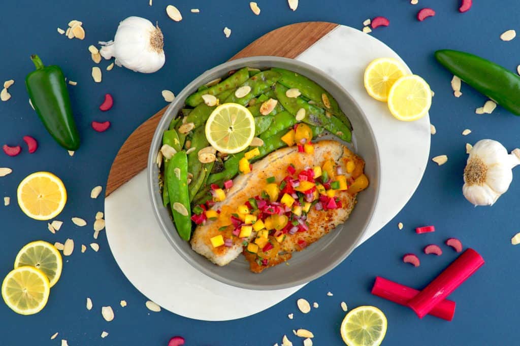 Healthy almond crusted tilapia, skillet dinners, almond parmesan crusted tilapia, healthy dinners for two, how to cook tilapia on stove, healthy tilapia dinner ideas, pan seared tilapia recipes, one pan meals for two, easy tilapia recipes