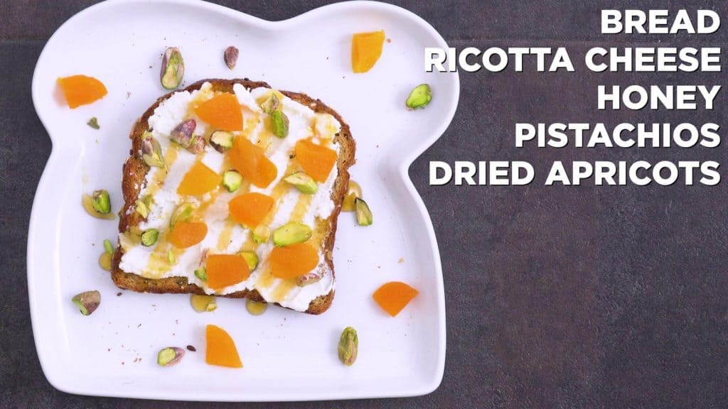 Honey & Ricotta Cheese Toast