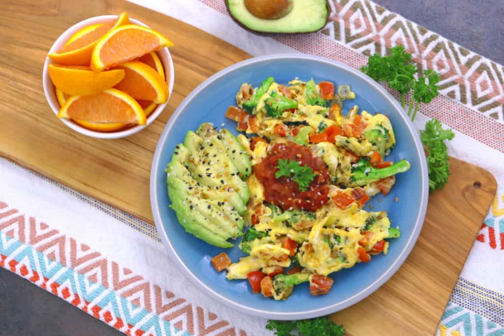 Scrambled Eggs with Veggies
