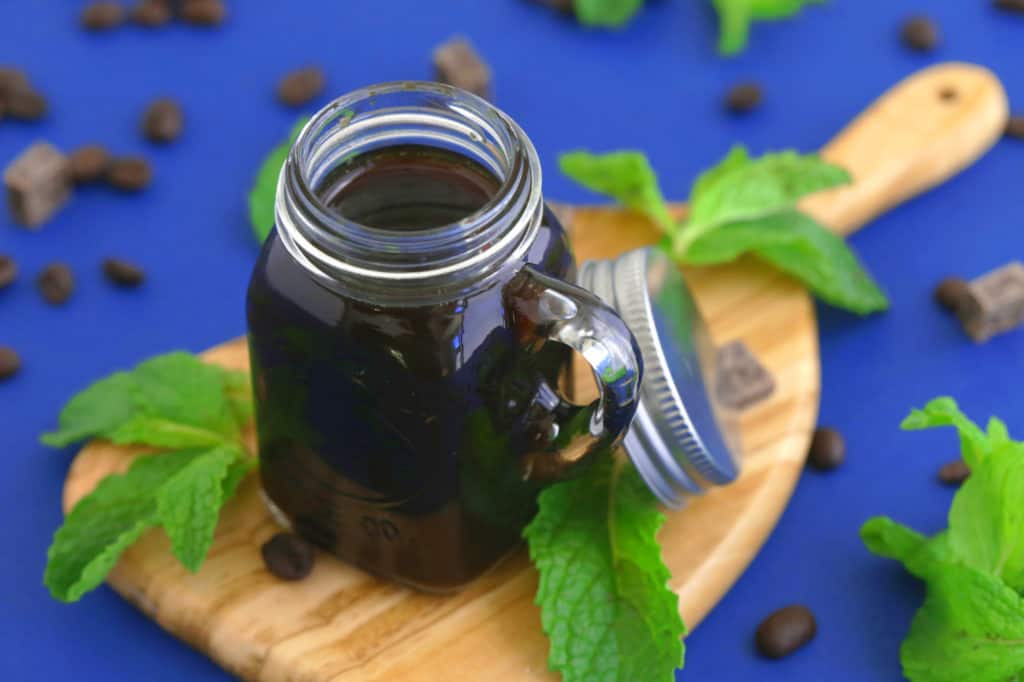 Homemade Mint Simple Syrup