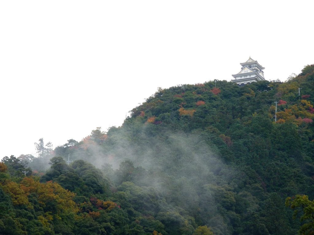 Castelo de Gifu Monte Kinka Japão Mundo Indefinido