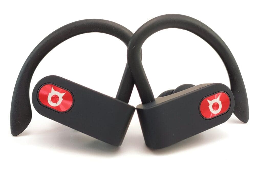 Image shows both earbuds next to each other.
