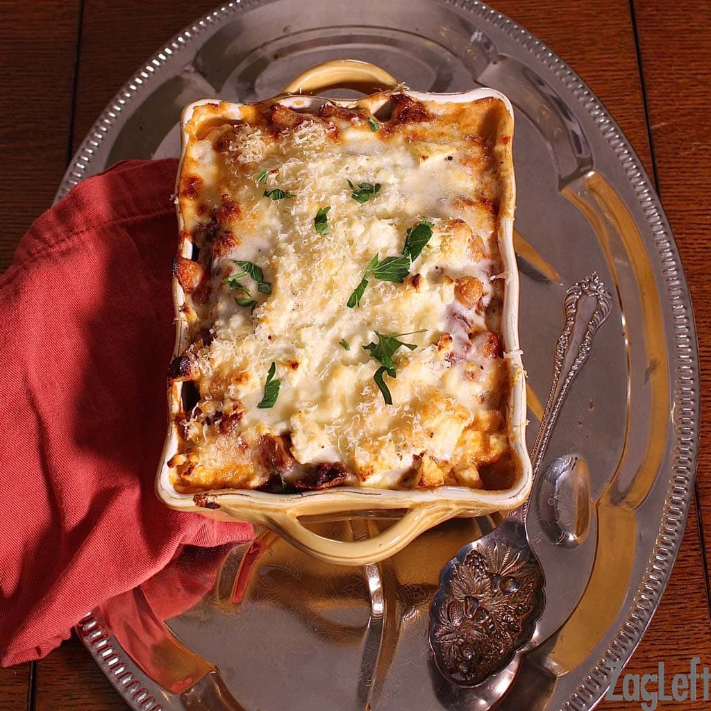 Mini Vegetarian Moussaka Recipe - One Dish Kitchen