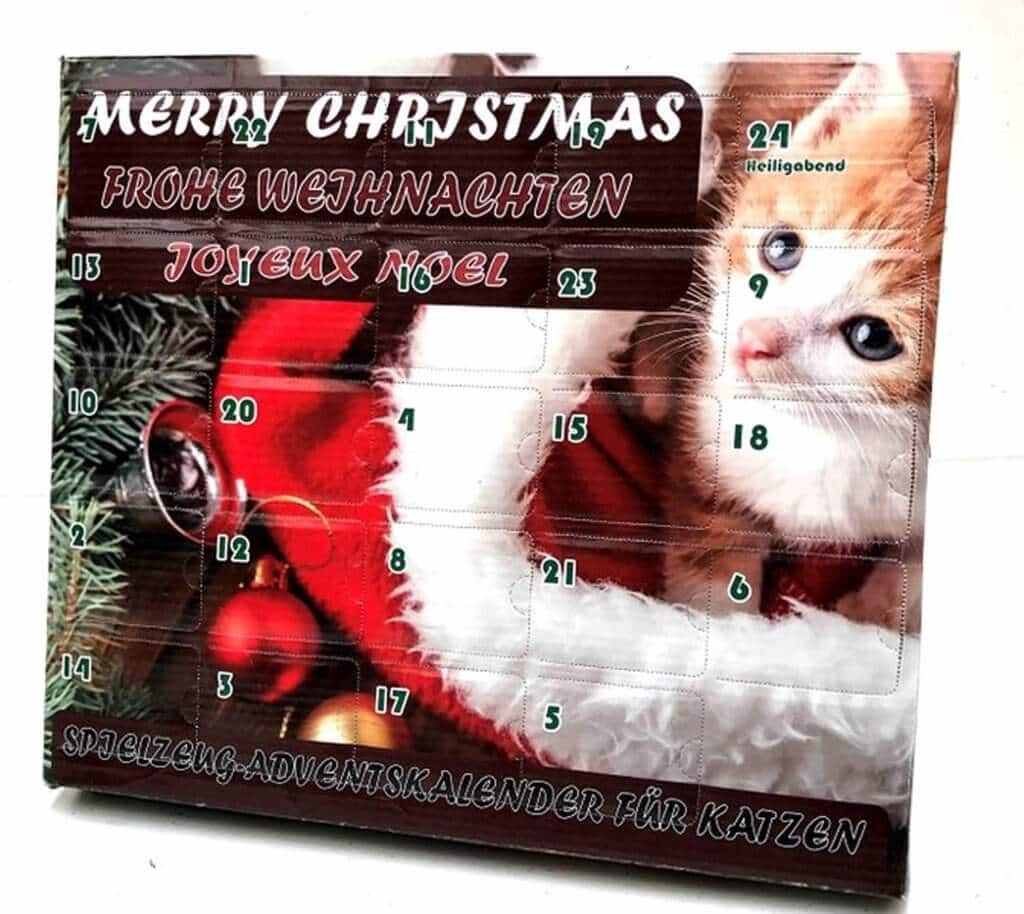 calendrier de l'avent pour chat jouet
