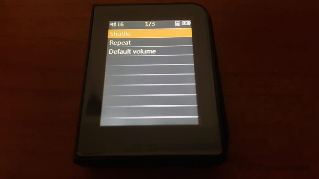 RUIZU A50 mp3 player review