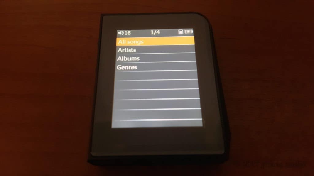 RUIZU A50 mp3 player review