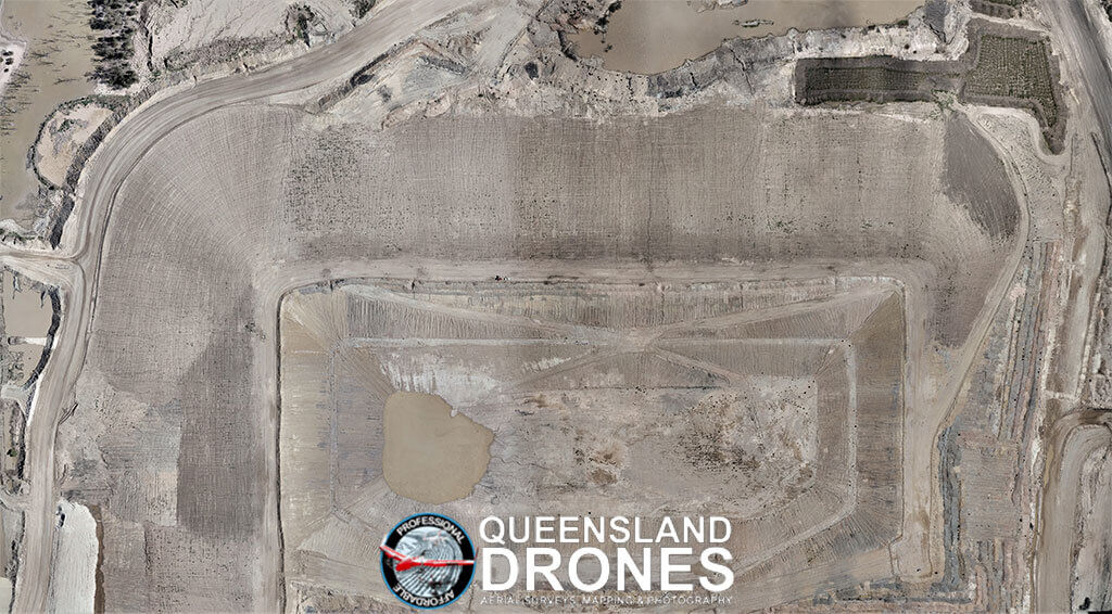 Drone Topographic Mapping and Contour Surveys 2 Coal Mine Ash Pit Orthographic