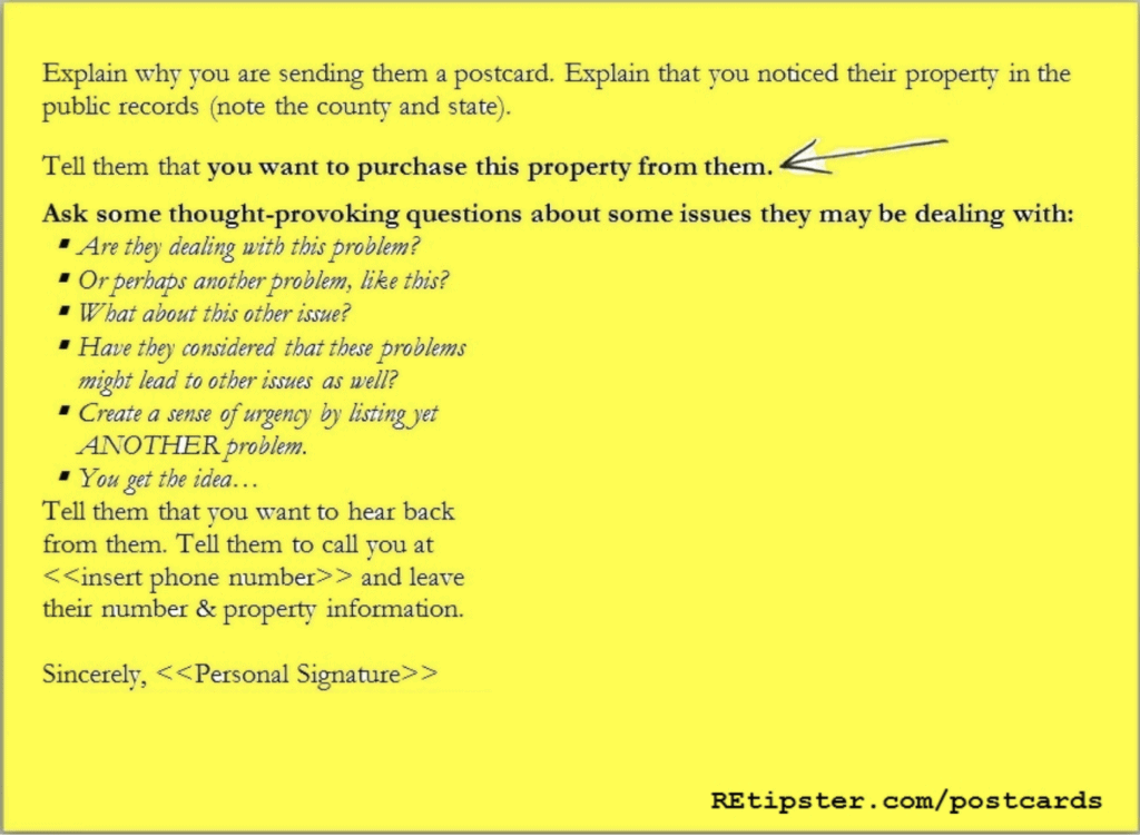 Million Dollar Postcard Templates That Work Retipster