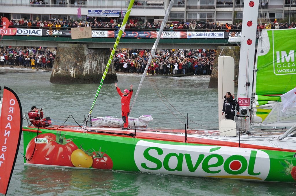 Samantha Davies lors du Vendée Globe 2012 -2013