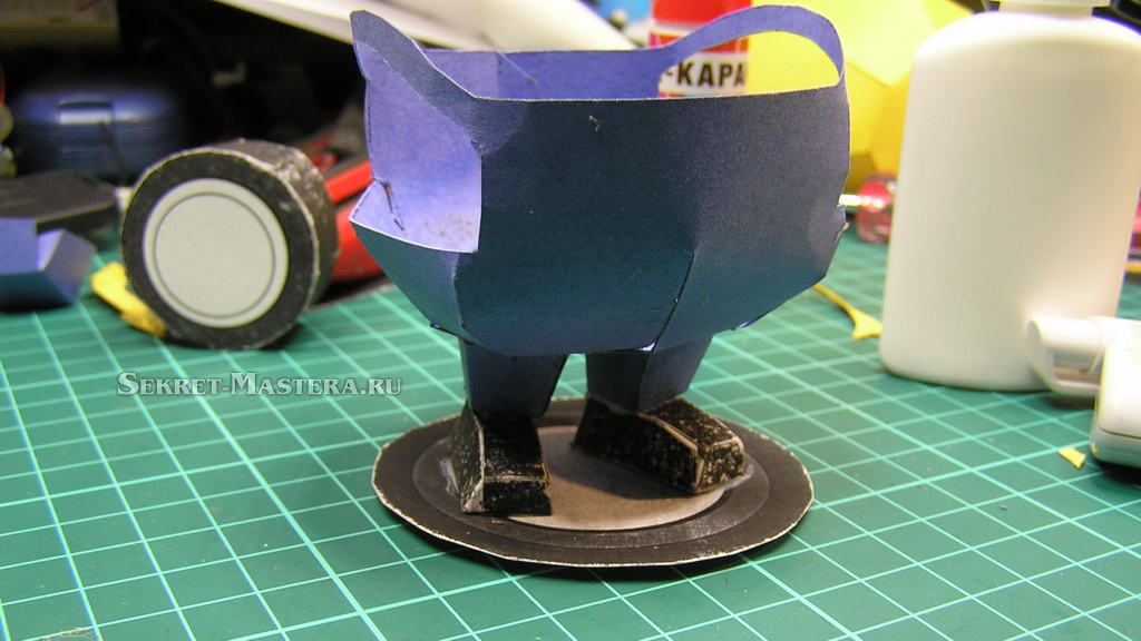 Миньон из бумаги. Сборка Миньона Миньон из бумаги. Сборка Миньона