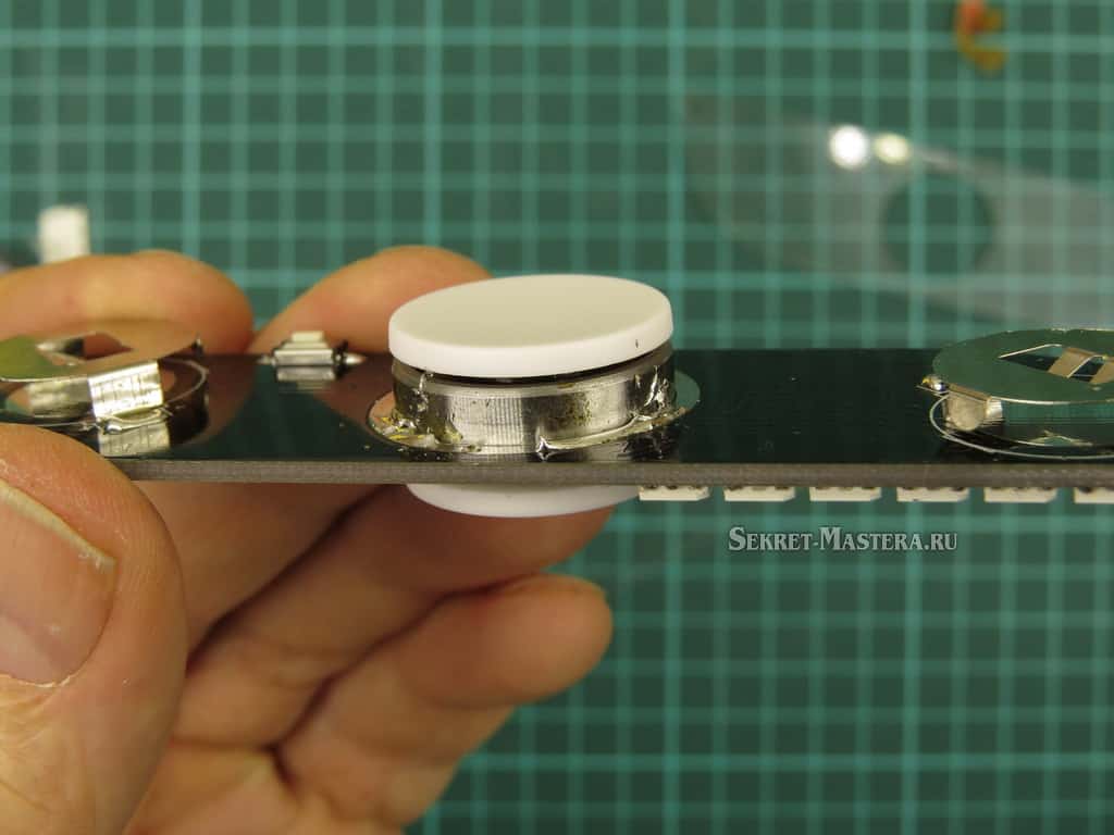 Установлены накладки на подшипник спинера Спинер с LED