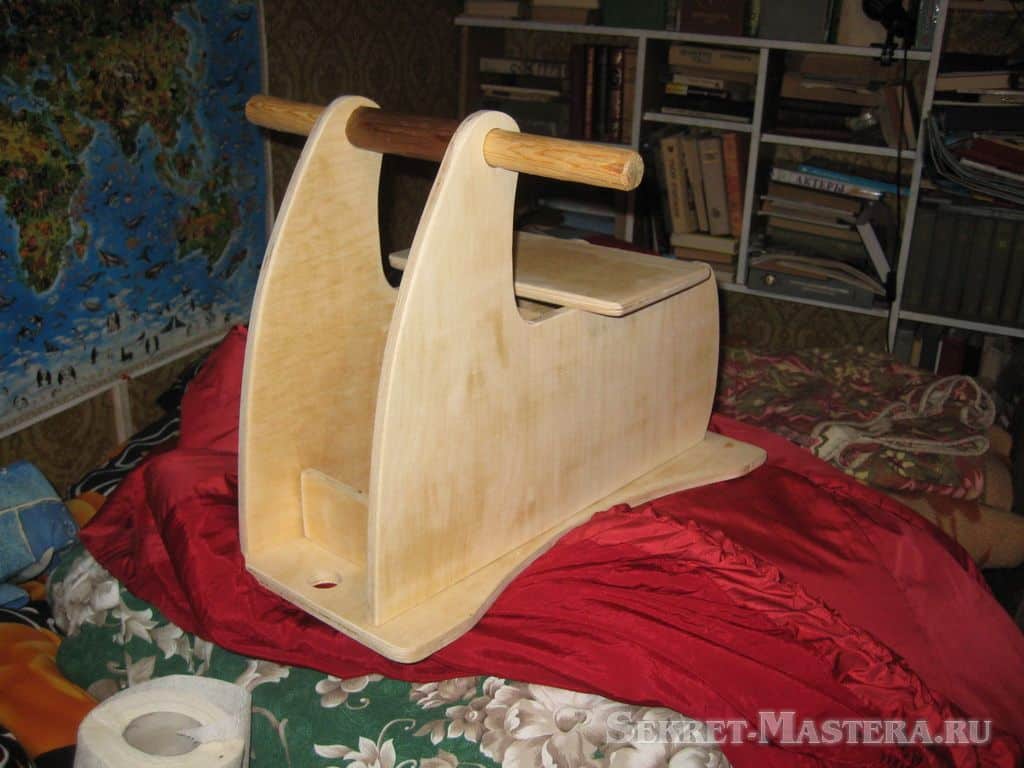 Проект КАТАЛО. Совмещение деталей перед сборкой самоката-табуретки Проект КАТАЛО